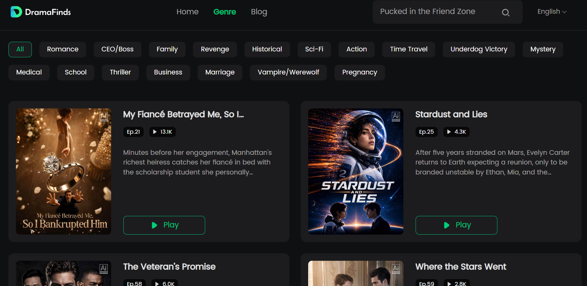 dramafinds web